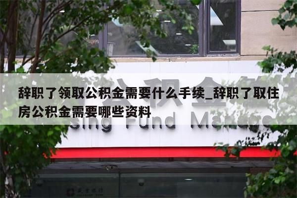 辞职了领取公积金需要什么手续_辞职了取住房公积金需要哪些资料